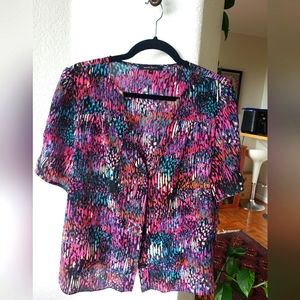 Nanette Lepore, Size 12, Floral Blouse